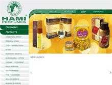 Tablet Screenshot of hamiperfumes.com